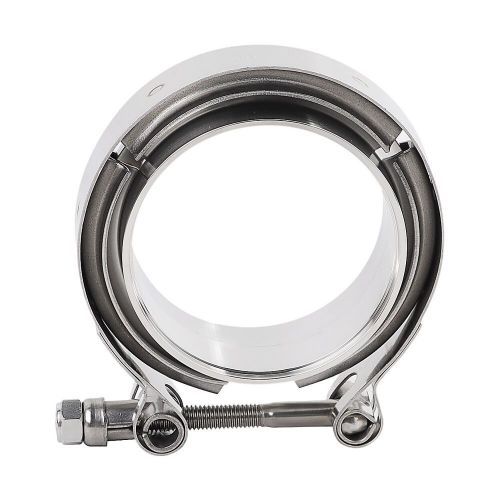 LokoCar V Band Clamp With Flange ID 3.5 Inch Male Female Stainless Steel Silver, US $25.99, image 5