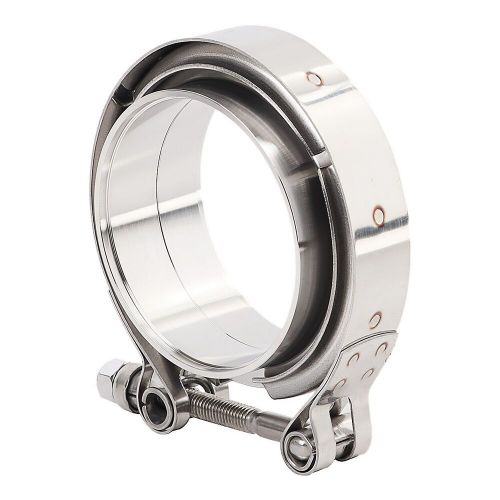 LokoCar V Band Clamp With Flange ID 3.5 Inch Male Female Stainless Steel Silver, US $25.99, image 6