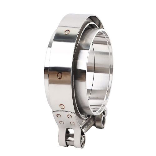 LokoCar V Band Clamp With Flange ID 3.5 Inch Male Female Stainless Steel Silver, US $25.99, image 7