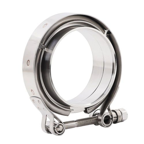 LokoCar V Band Clamp With Flange ID 3.5 Inch Male Female Stainless Steel Silver, US $25.99, image 12