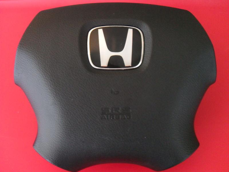 03 04 05 06 07 honda accord black sedan 4dr 2.4l drivers airbag