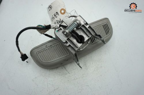07-09 mercedes w211 e550 oem interior top upper rear view mirror assembly gray
