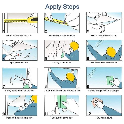 24"x15'/ROLL SILVER CHROME FILM TINT, US $47.00, image 4