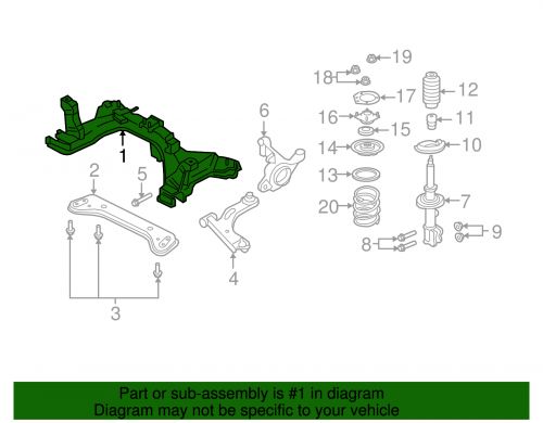 Genuine Ford Engine Cradle 9L8Z-5C145-A, US $1,092.15, image 5