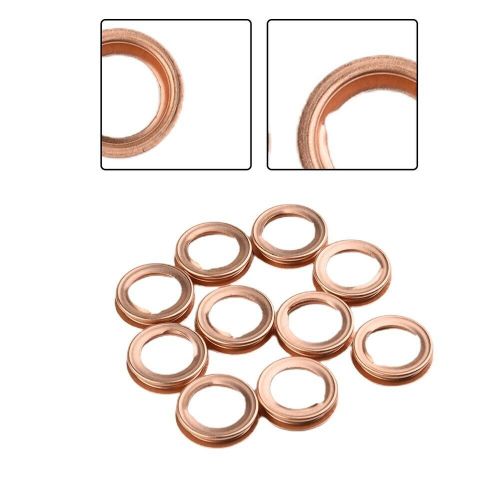 10x Metal Oil Drain Plug Crush Washer Gasket 11026-01M02 For-Nissan/For Infiniti, US $12.74, image 10