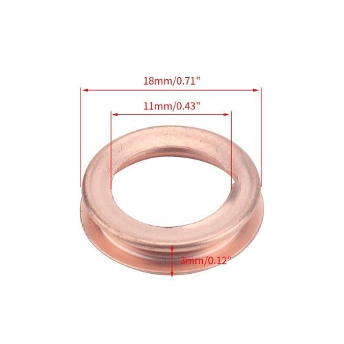10x Metal Oil Drain Plug Crush Washer Gasket 11026-01M02 For-Nissan/For Infiniti, US $12.74, image 12