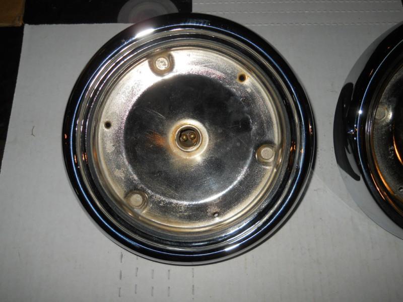 1955 ford fairlane and thunderbird tail light lamp buckets trim housings