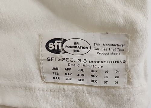 Bell Pyrotect Nomex SFI 3.3 Underclothing Shirt, Size L, used for 3 Seasons, US $60.00, image 8