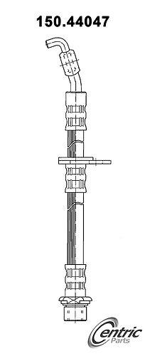 Centric 150.44047 brake hose, front-brake hydraulic hose