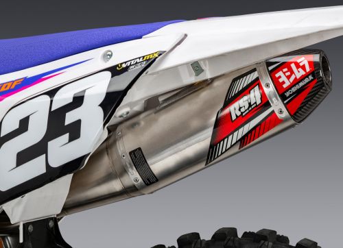 Yoshimura Yamaha YZ250F RS-4 Exhaust Slip On Stainless / Aluminum 2024 - 231032D, US $519.99, image 2