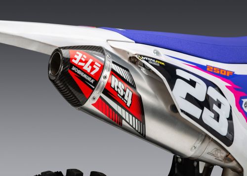 Yoshimura Yamaha YZ250F RS-4 Exhaust Slip On Stainless / Aluminum 2024 - 231032D, US $519.99, image 3