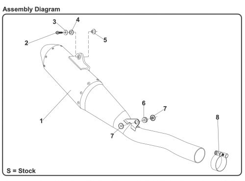 Yoshimura Yamaha YZ250F RS-4 Exhaust Slip On Stainless / Aluminum 2024 - 231032D, US $519.99, image 4