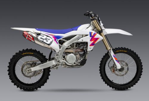 Yoshimura Yamaha YZ250F RS-4 Exhaust Slip On Stainless / Aluminum 2024 - 231032D, US $519.99, image 7
