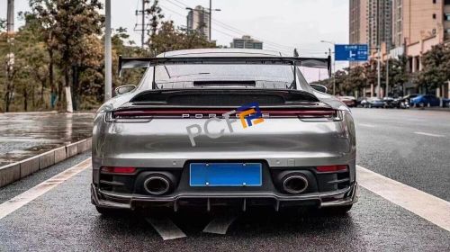 For Porsche 911 992 Carrera Real Carbon Fiber Rear Trunk Spoiler Wing GT3 Style, US $1,695.00, image 6