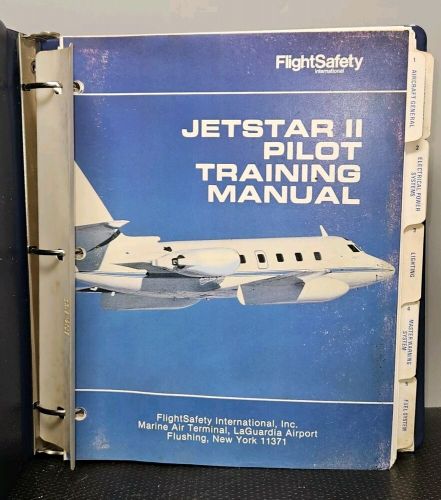 1984 Flight Safety International Jetstar II (2) Pilot Training Manual **READ**, US $124.99, image 8