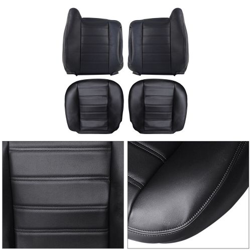 Fits for 2003-2007 Hummer H2 Driver & Passenger Bottom-Top Seat Cover Black, US $116.01, image 11
