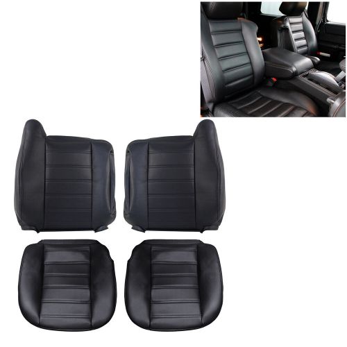 Fits for 2003-2007 Hummer H2 Driver & Passenger Bottom-Top Seat Cover Black, US $116.01, image 13