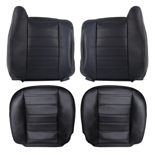 Fits for 2003-2007 Hummer H2 Driver & Passenger Bottom-Top Seat Cover Black, US $116.01, image 14