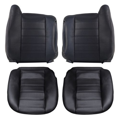 Fits for 2003-2007 Hummer H2 Driver & Passenger Bottom-Top Seat Cover Black, US $116.01, image 15