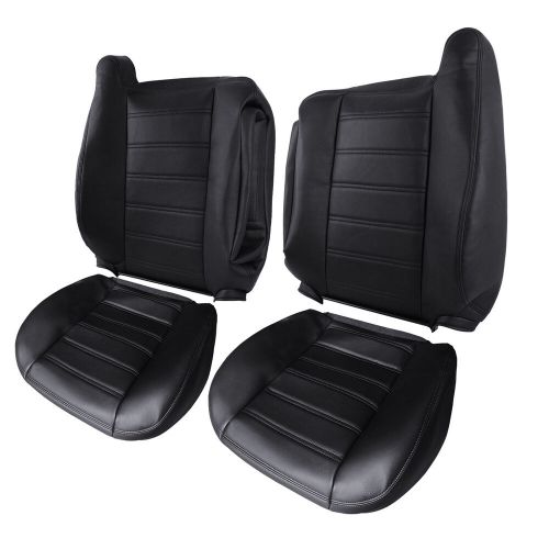 Fits for 2003-2007 Hummer H2 Driver & Passenger Bottom-Top Seat Cover Black, US $116.01, image 16