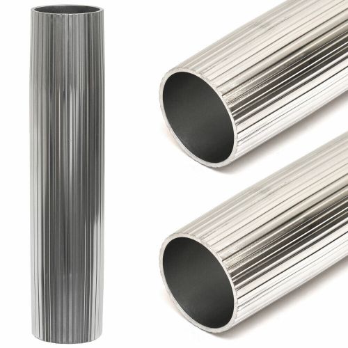 Garelick Boat Fluted Table Post | 12 3/4 x 2 3/4 Inch Ribbed Aluminum, US $50.84, image 2