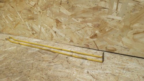 Jeep wrangler tj 97-06 grill support rods braces yellow