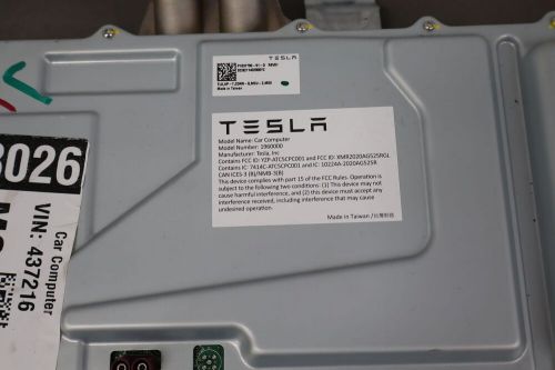 2021-2023 tesla model x s plaid ecu car computer mcu z fused 1637790-91-d