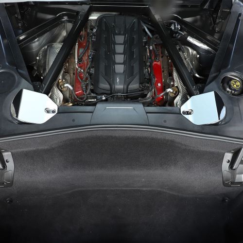 ABS Chrome Rear Shock Tower Protective Cover for Corvette C8 Coupe 2020-2024-, US $, image 6