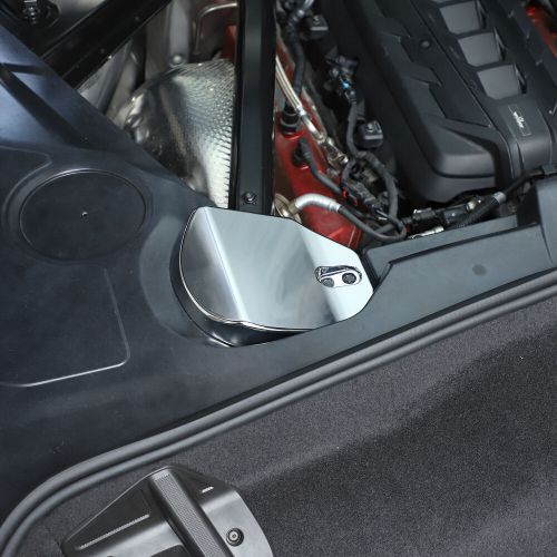 ABS Chrome Rear Shock Tower Protective Cover for Corvette C8 Coupe 2020-2024-, US $, image 8