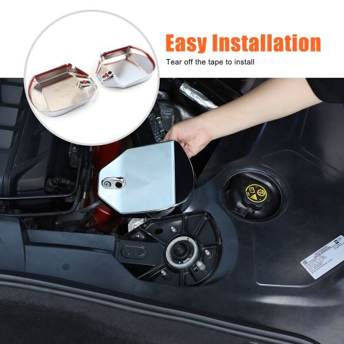 ABS Chrome Rear Shock Tower Protective Cover for Corvette C8 Coupe 2020-2024-, US $, image 9