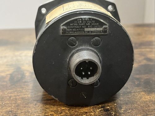 Vtg 1940's Thomas A Edison Inc Aviation Air Temperatur Indicator Gauge Untested, US $99.99, image 4