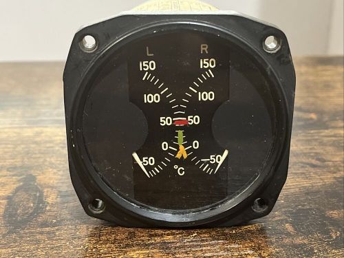 Vtg 1940's Thomas A Edison Inc Aviation Air Temperatur Indicator Gauge Untested, US $99.99, image 8
