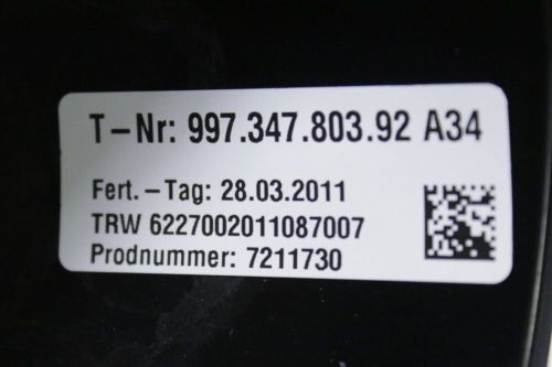 Porsche 997 911 Front Leather Steering Assembly Unit 2010 2011 2012 2013 OEM, US $699.99, image 9