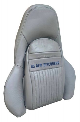 2001-02-03 Chevy Corvette SPORT Driver Top & Bottom Perf Leather Seat Cover Gray, US $358.99, image 9