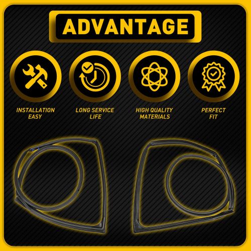 Fit For 2007-2018 Jeep Wrangler Front Door Weatherstrip Seal Left Right Kit Pair, US $54.99, image 3