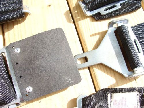 RJS black 3" latch link lock 4 point racing belts harness bolt in APR 2014, US $35.00, image 3