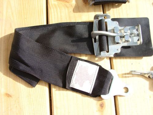 RJS black 3" latch link lock 4 point racing belts harness bolt in APR 2014, US $35.00, image 7