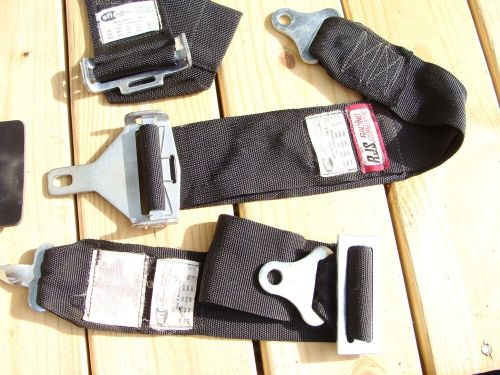 RJS black 3" latch link lock 4 point racing belts harness bolt in APR 2014, US $35.00, image 8