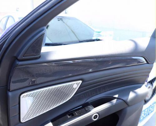 Carbon fiber inner side door panel cover trim 2pc for maserati grecale 2023-2025