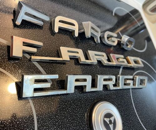 1961 - 1968 fargo truck hood letters fender cowl badge emblems horn button