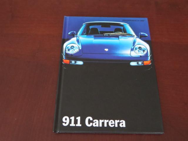 1995 porsche 911 carrera hardbound book brochure 