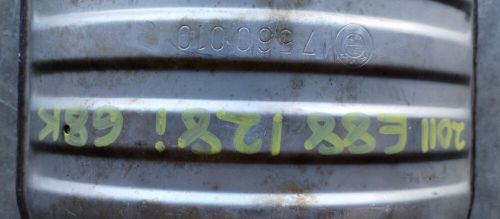 68K BMW MIDDLE MUFFLER SILENCER EXHAUST RESONATOR E88 E82 1 SERIES 128i 08-13, US $88.00, image 10