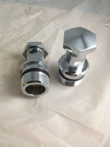 Harley 41mm fork tube top caps plugs bolts wideglide softail dyna touring 77-13