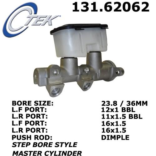 CENTRIC 131.62062 Brake Master Cylinder-C-TEK Standard Brake Master Cylinder, US $64.24, image 2