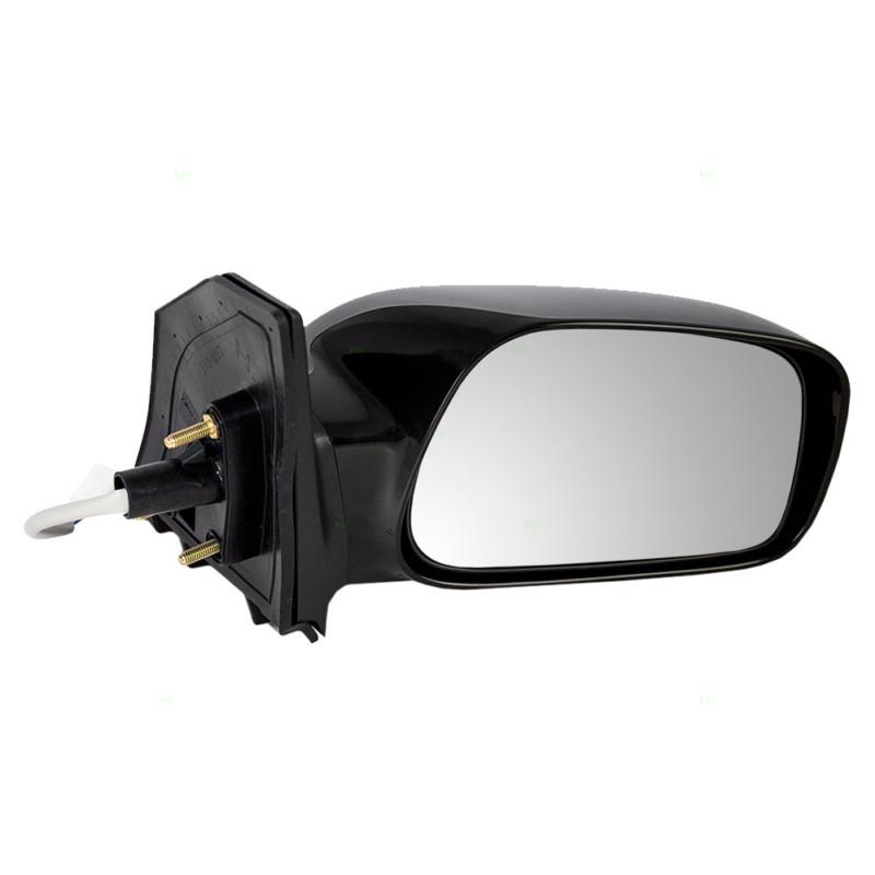 New passengers power side view mirror glass housing 03-08 toyota corolla