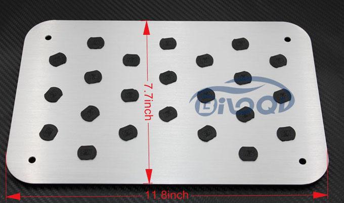 Thick Aluminum Sport Style Floor Carpet Mat Antiskid Patal Pad Plate For Jeep , US $42.95, image 3