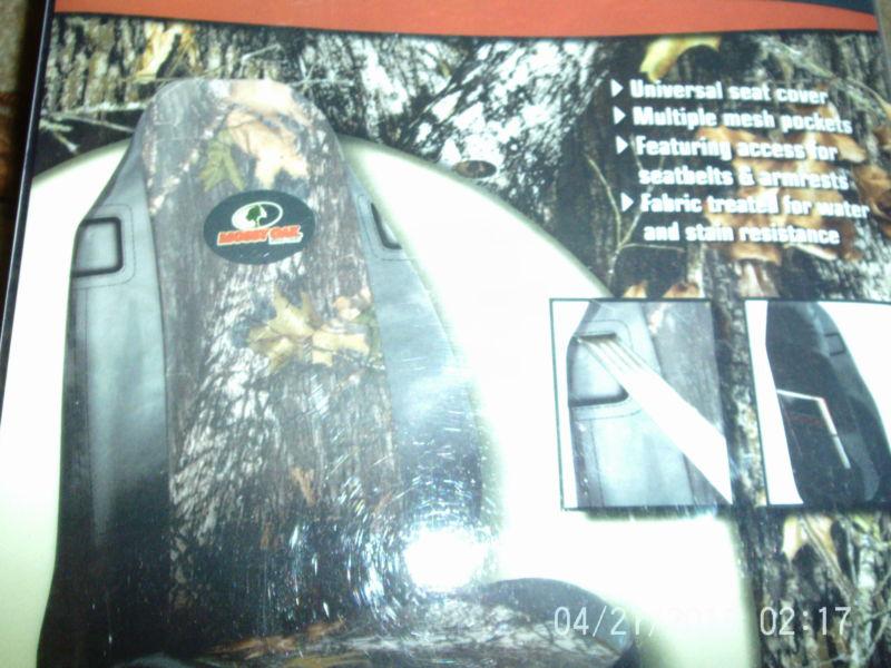 New universal seat cover camouflage auto hunting hunter woods truck nwt camo car
