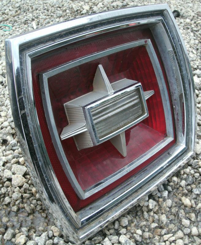 1966 66 Ford Galaxie Tail Light XL 500 Assembly Housing Chrome Bezel Lens OEM , US $39.99, image 2