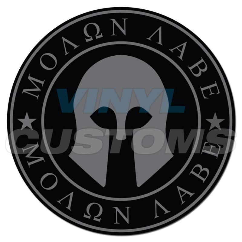 3" molon labe decal sticker dont tread on me gadsden flag tactical subdued a+
