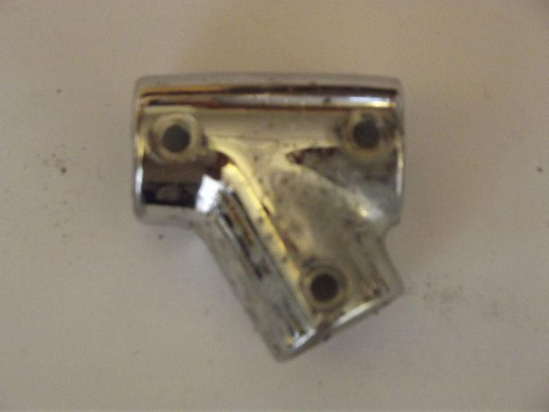 Marine chrome plated rail fitting – 60°, tee, for 7/8” tubing.